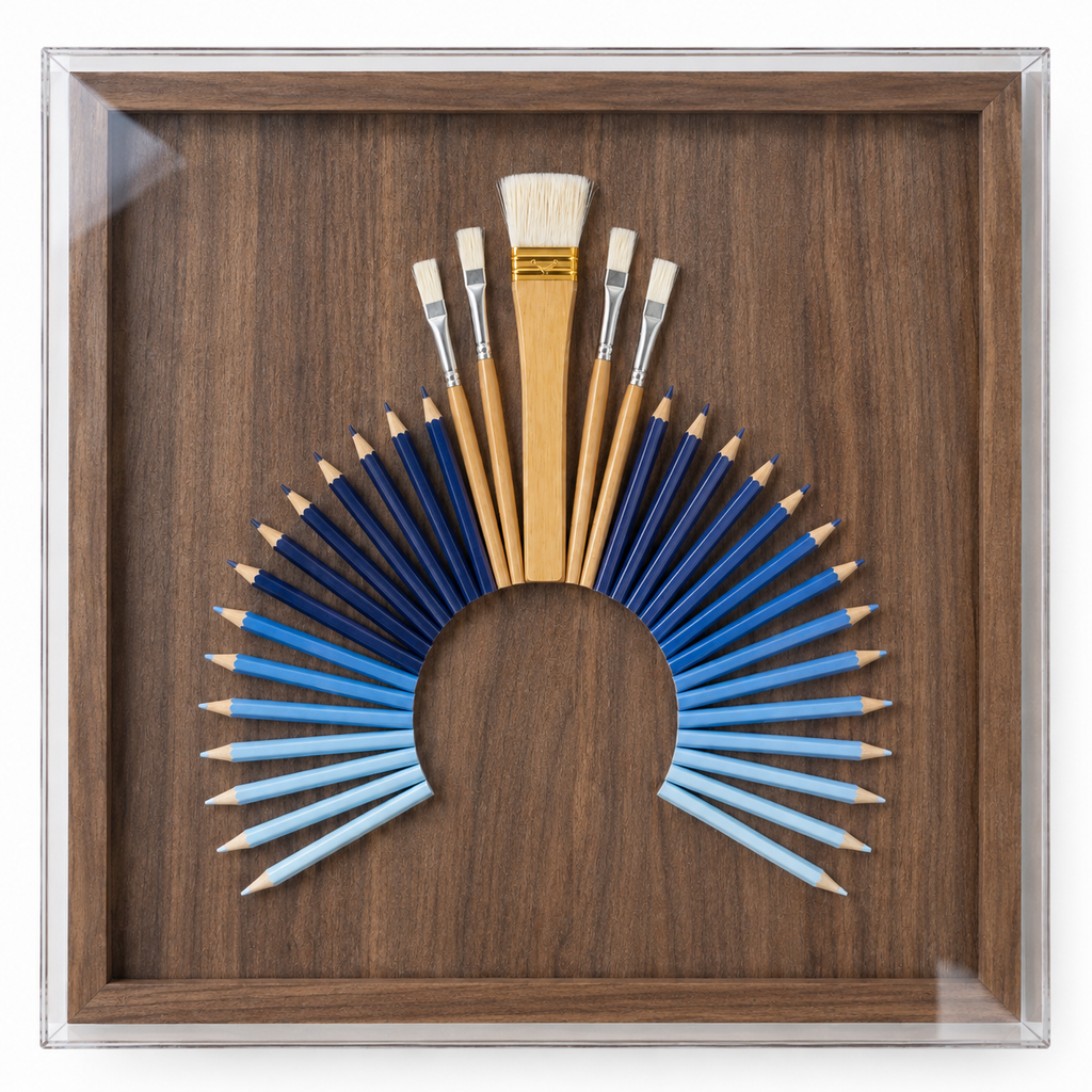 Quadro Coleção Arco: Série Ferramentas da Arte
