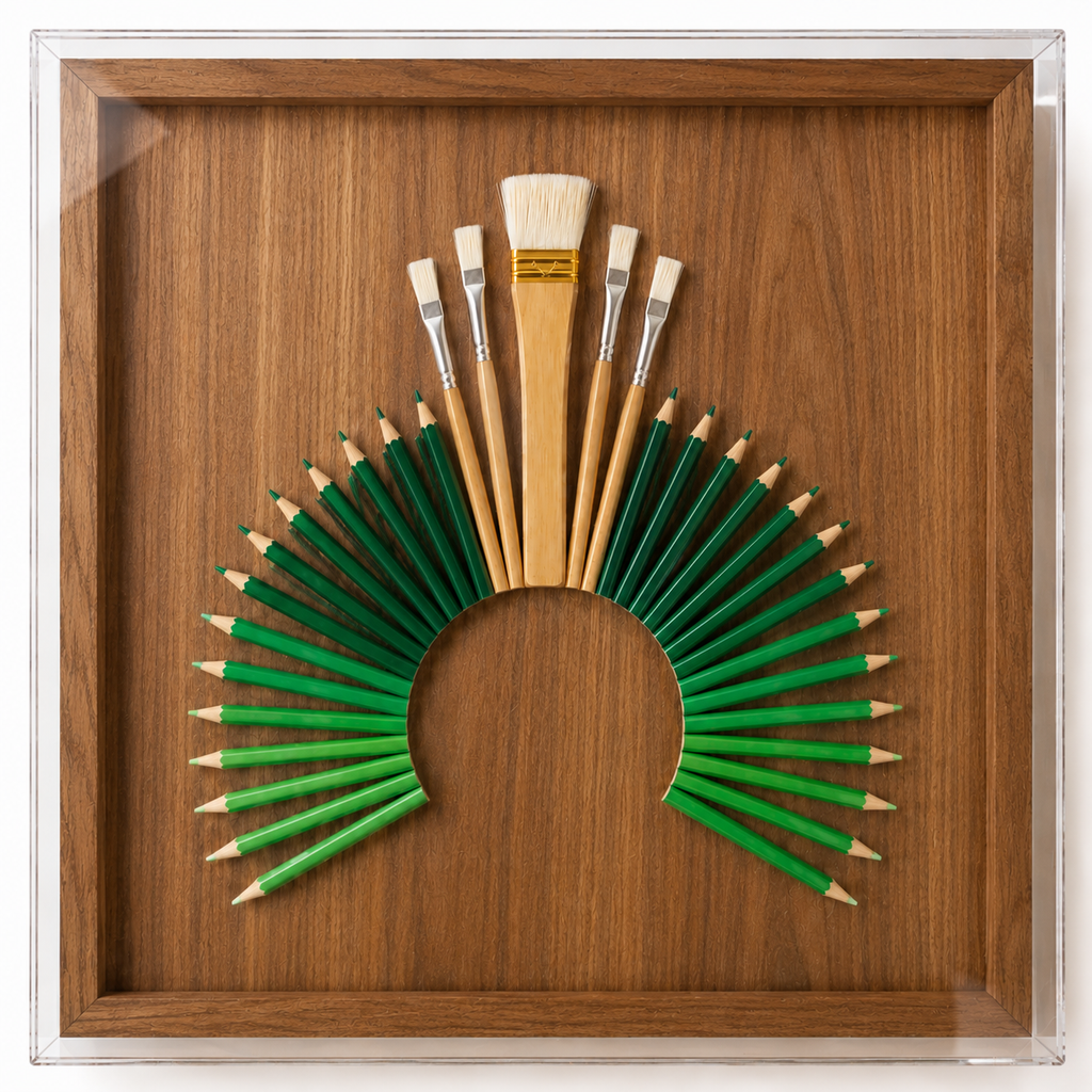 Quadro Coleção Arco: Série Ferramentas da Arte