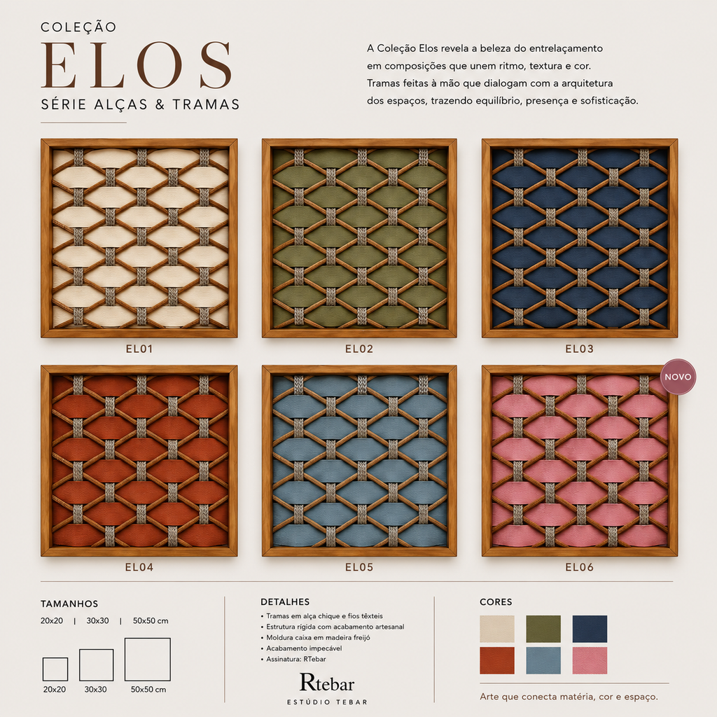 Quadro Coleção Elos: Série Alças & Tramas