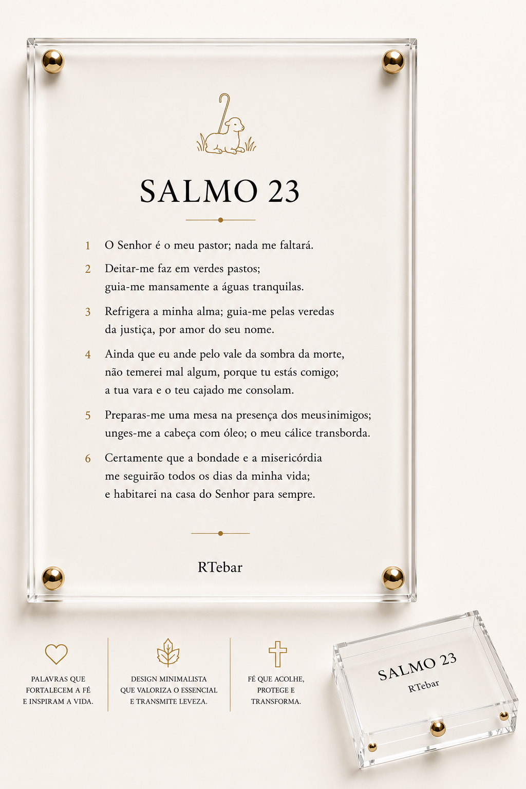 Quadros Coleção de Deus - Salmos