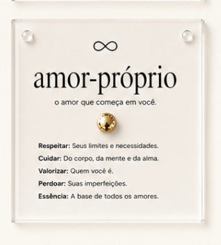 Quadro Coleção Sentimentos - série Acrílico