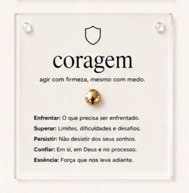 Quadro Coleção Sentimentos - série Acrílico