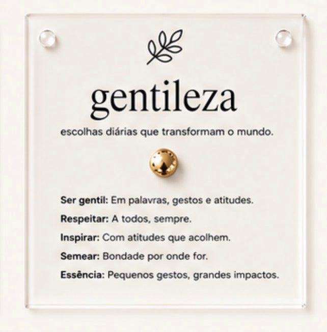 Quadro Coleção Sentimentos - série Acrílico