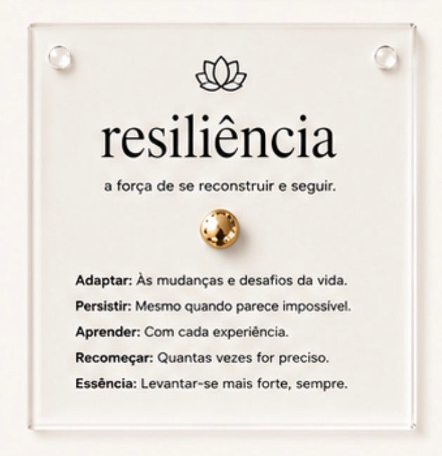 Quadro Coleção Sentimentos - série Acrílico