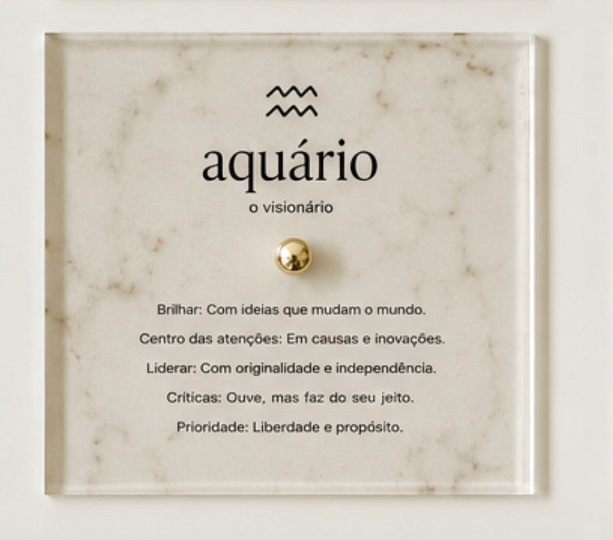 Quadros Coleção Signos - Série Acrílico