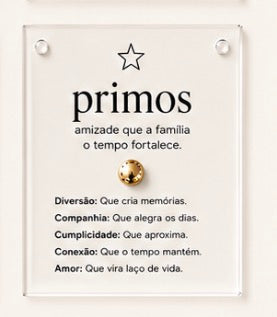 Quadros Coleção Família - série Acrílico