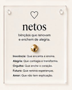 Quadros Coleção Família - série Acrílico