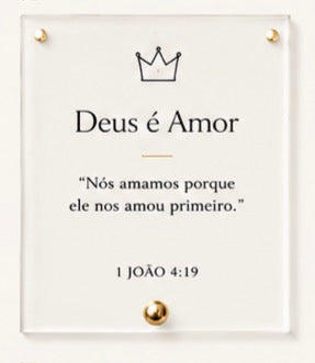 Quadros Coleção de Deus   - série Acrílico