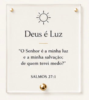 Quadros Coleção de Deus   - série Acrílico
