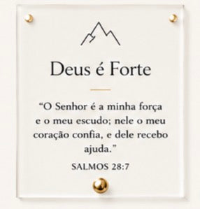 Quadros Coleção de Deus   - série Acrílico