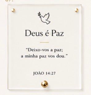 Quadros Coleção de Deus   - série Acrílico
