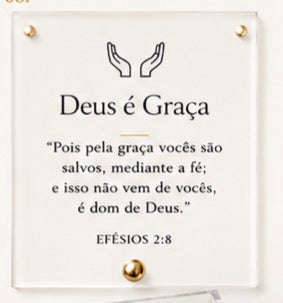 Quadros Coleção de Deus   - série Acrílico