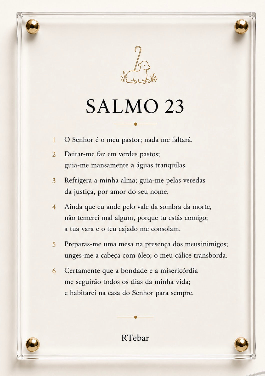 Quadros Coleção de Deus - Salmos