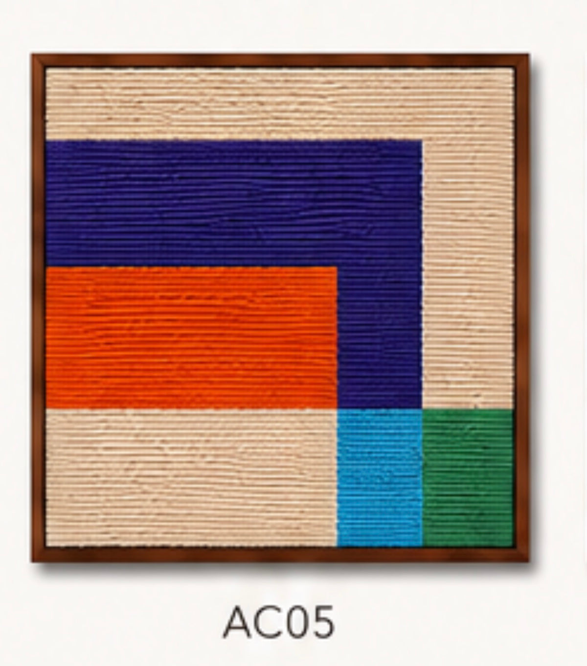 Quadros Arquitetura da Cor: Série Fios de Lã