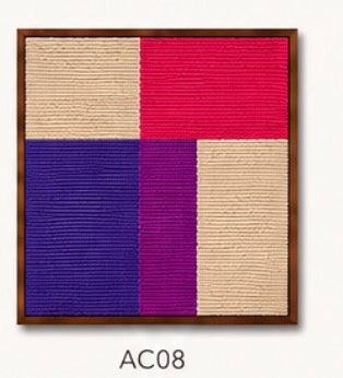 Quadros Arquitetura da Cor: Série Fios de Lã