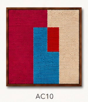 Quadros Arquitetura da Cor: Série Fios de Lã