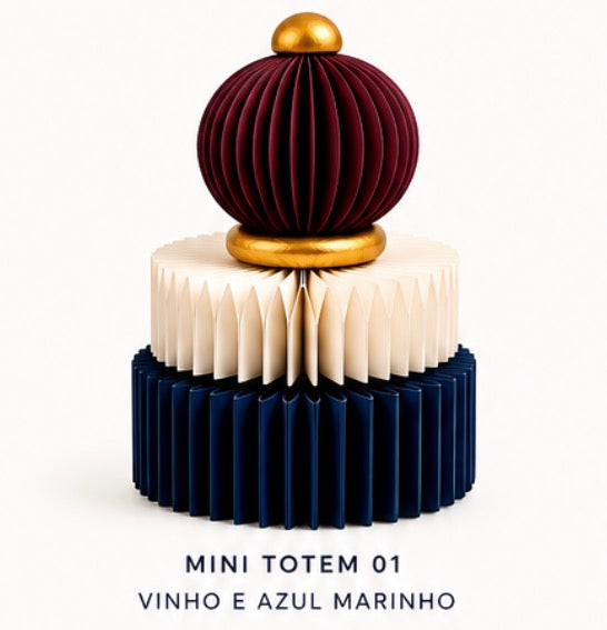 Mini Totem: Escultura de Papel