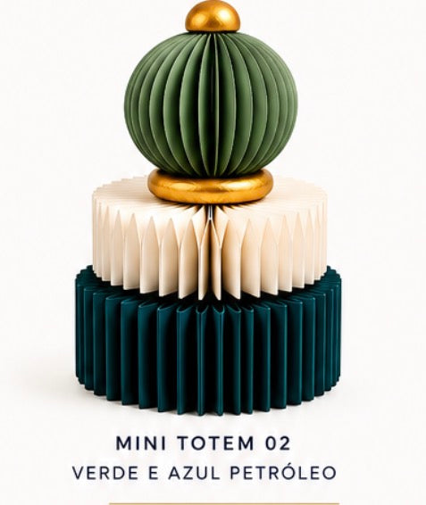 Mini Totem: Escultura de Papel